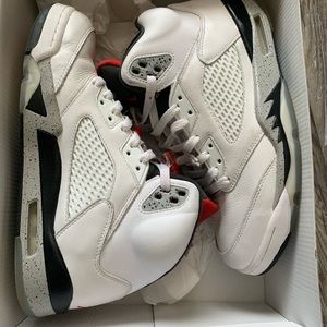 Jordan 5 White Cements